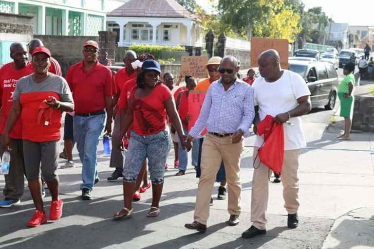 Read more about the article St. Kitts-Nevis Labour Party supporters stage 2nd protest in February