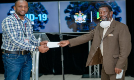 Seventh Day Adventist Church donates $20, 000 EC dollars to aid in the fight against CoVID-19