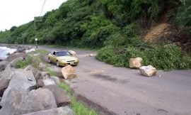 Rockfall in Old Road causes diversion of traffic