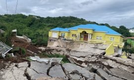 Landslide occurred in Fort Tyson, St. Kitts
