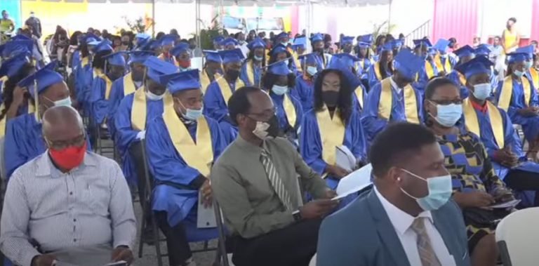 Read more about the article 150 Students graduated from the Charlestown Secondary School