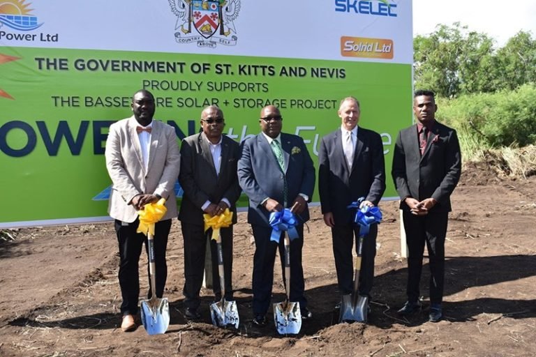 Read more about the article Ground Breaking Ceremony held Dec. 10th for Basseterre Valley Solar Storage Project