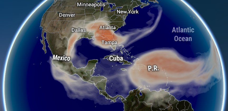 You are currently viewing Sahara Dust approaches the Eastern Caribbean 
