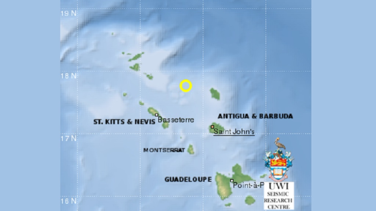 Read more about the article Earthquake recorded 66 km Northeast of SKN