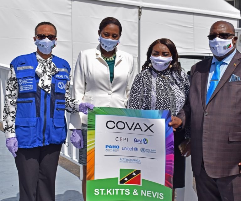 Read more about the article St. Kitts & Nevis receives 21,600 COVID-19 Vaccines from COVAX Facility