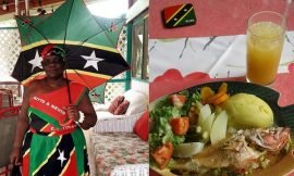 Nurses show gratitude to Rodney’s Cuisine here on Nevis