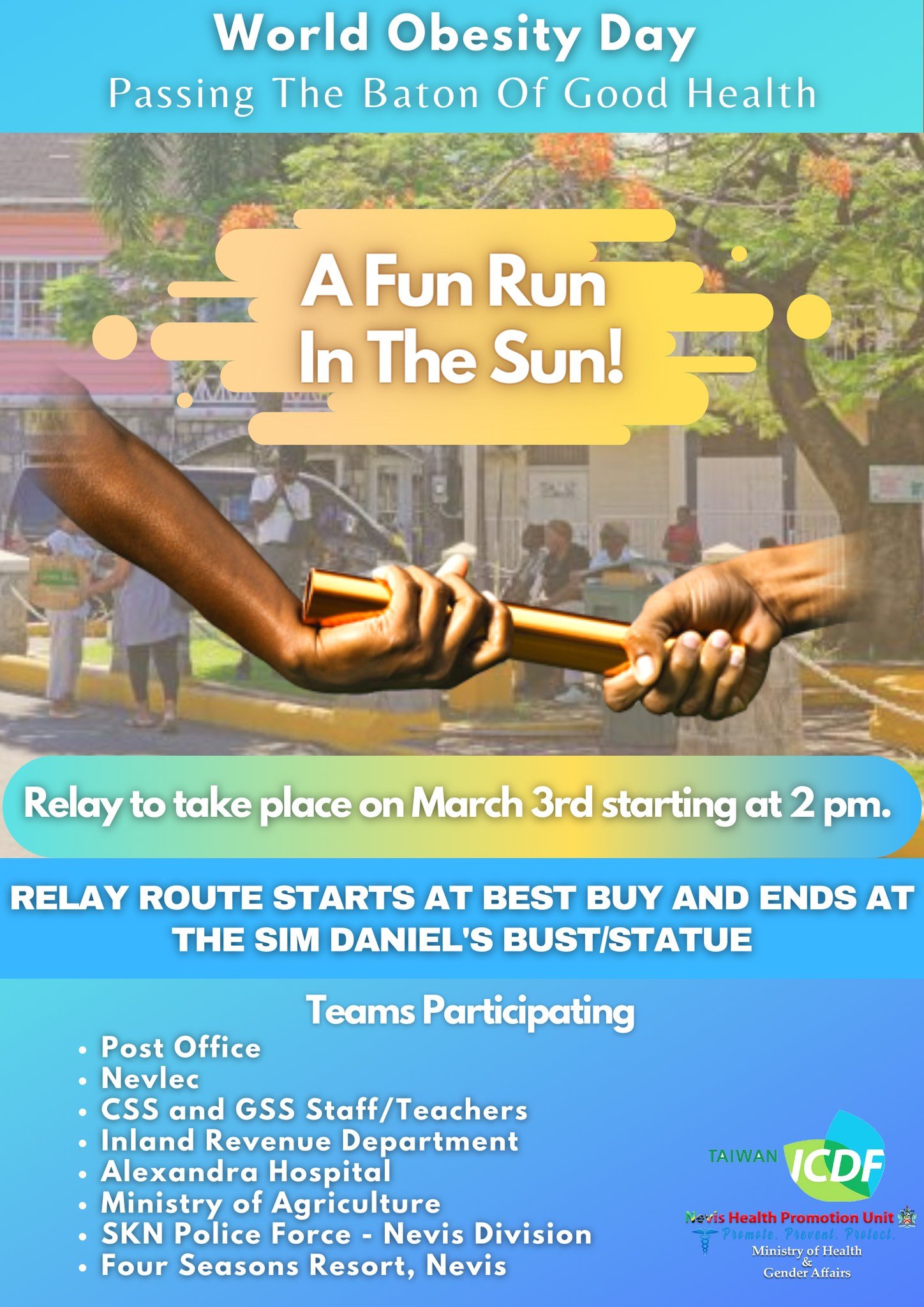 You are currently viewing Nevis’ HPU to host Road Relay in light of World Obesity Day