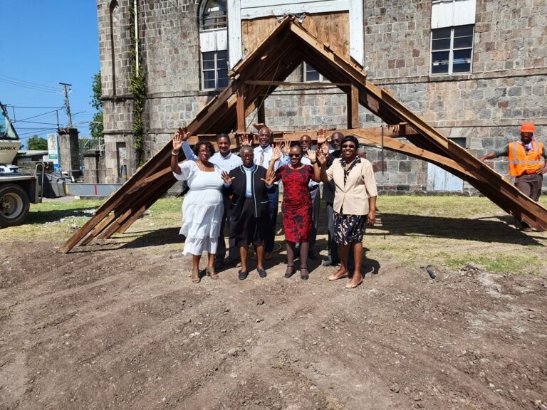 Read more about the article Restoration work on the Charlestown Methodist Church on Nevis officially commences