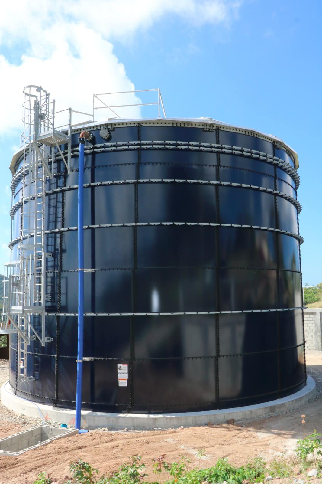 You are currently viewing New 250,000 gallon water tank commissioned in Pond Hill