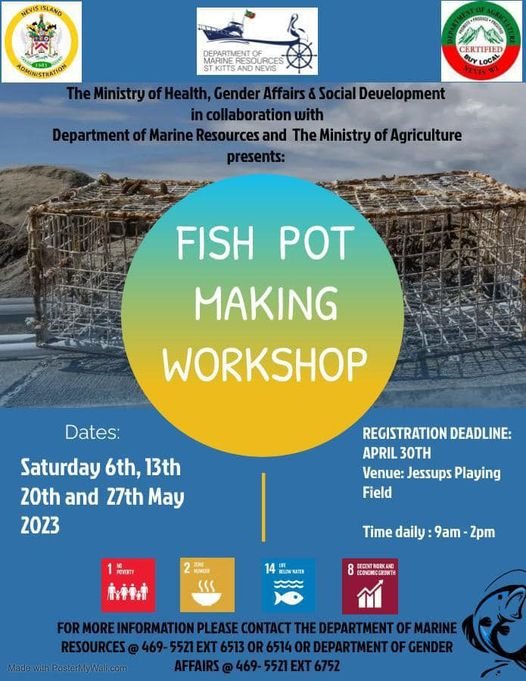 You are currently viewing Fish Pot making workshop to be held on Nevis
