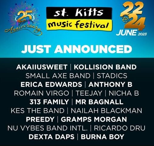 You are currently viewing Final set of Artistes for St. Kitts Music Festival revealed