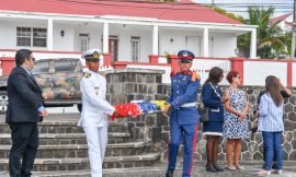 Venezuelan officers and cadets pay homage to SKN and Anguilla’s soldiers killed during the great wars