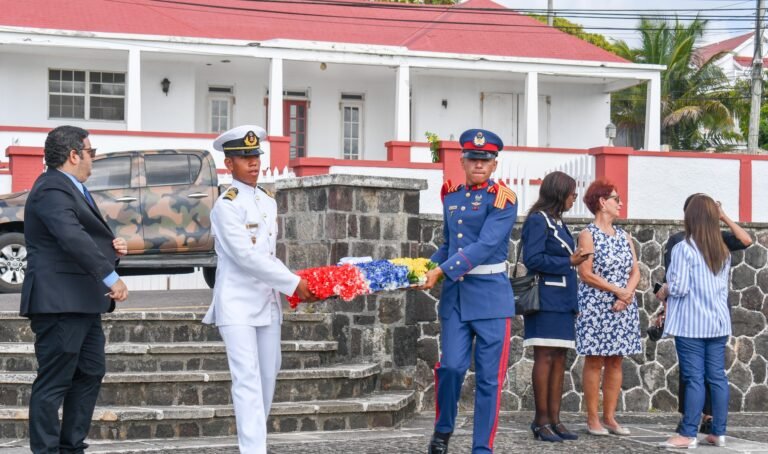 Read more about the article Venezuelan officers and cadets pay homage to SKN and Anguilla’s soldiers killed during the great wars