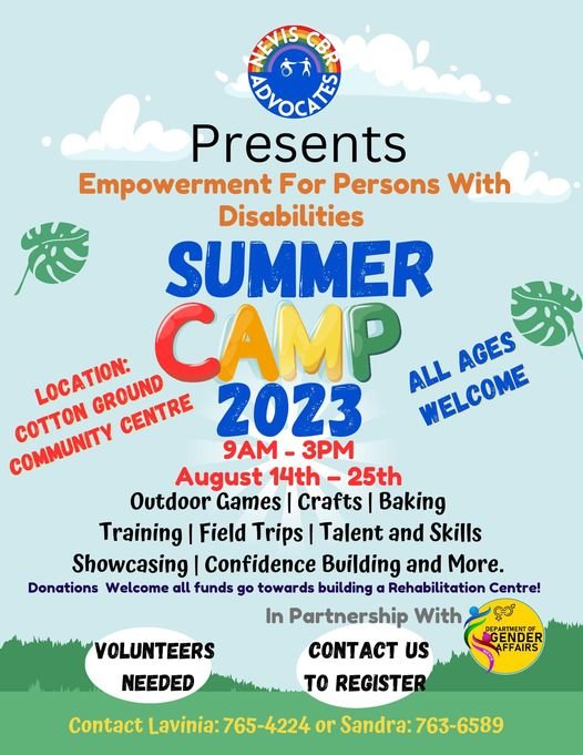 You are currently viewing CBR Advocates to host Summer Camp, with specific focus on persons +with disabilities