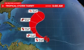 Residents are asked to prepare for Tropical Storm Tammy; hurricane status expected before passing island chain 