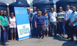Ten Farmers receive 1000-gallon tanks on Nevis