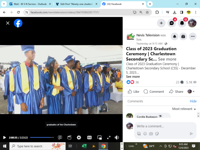 Read more about the article Ninety-one students make up 2023 Charlestown Secondary School graduating class