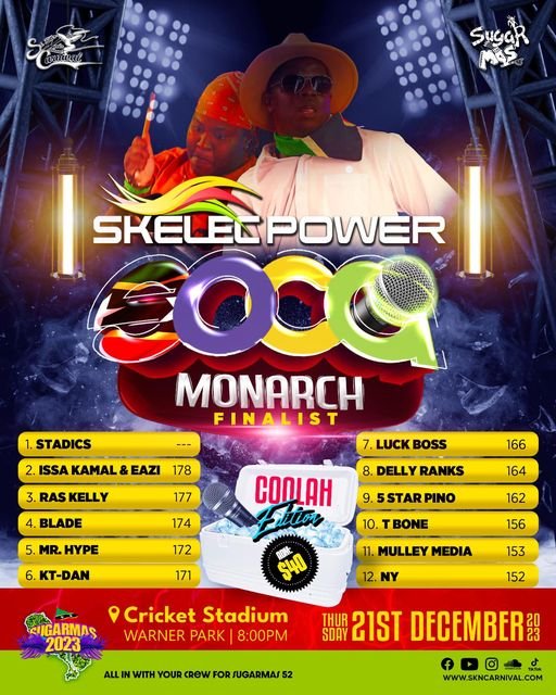 You are currently viewing SKELEC Power Soca Monarch Finals to be held on Thursday