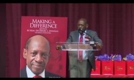 Dr. Denzil Douglas officially launches his “Making A Difference” Book