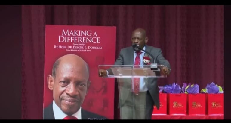 Read more about the article Dr. Denzil Douglas officially launches his “Making A Difference” Book