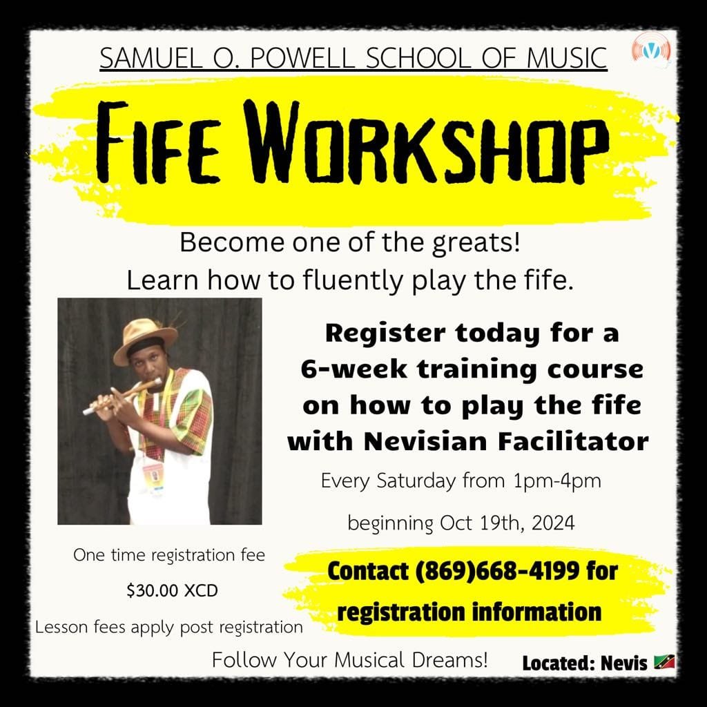 You are currently viewing Samuel O. Powell School of Music on Nevis to hold a 6-week Fife Training Workshop