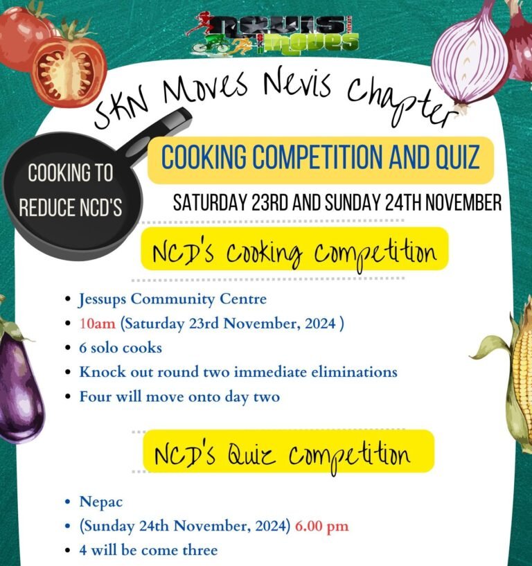 Read more about the article SKN Moves Nevis Chapter Cooking Competition and Quiz