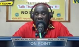 Hon. Alexis Jeffers added his thoughts on SKN’s Crime Situation