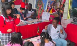 Children discovering St. Kitts and Nevis during a Foreign Reading Festival