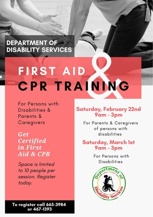 Read more about the article First Aid CPR Training for Persons with Disabilities, Parents and Caregivers