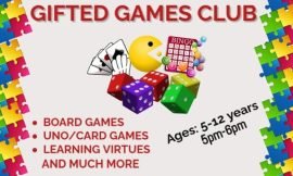 Department of Community Development’s Gifted Games Club resume on Friday