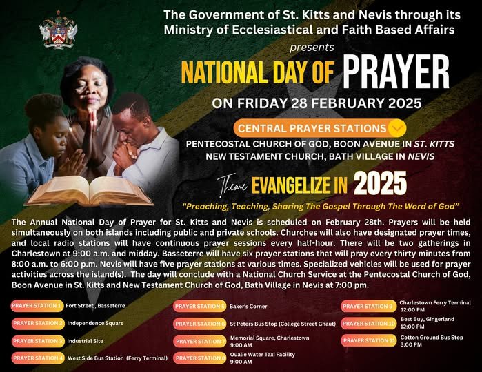 You are currently viewing SKN National Day of Prayer to be held on the final Friday of February