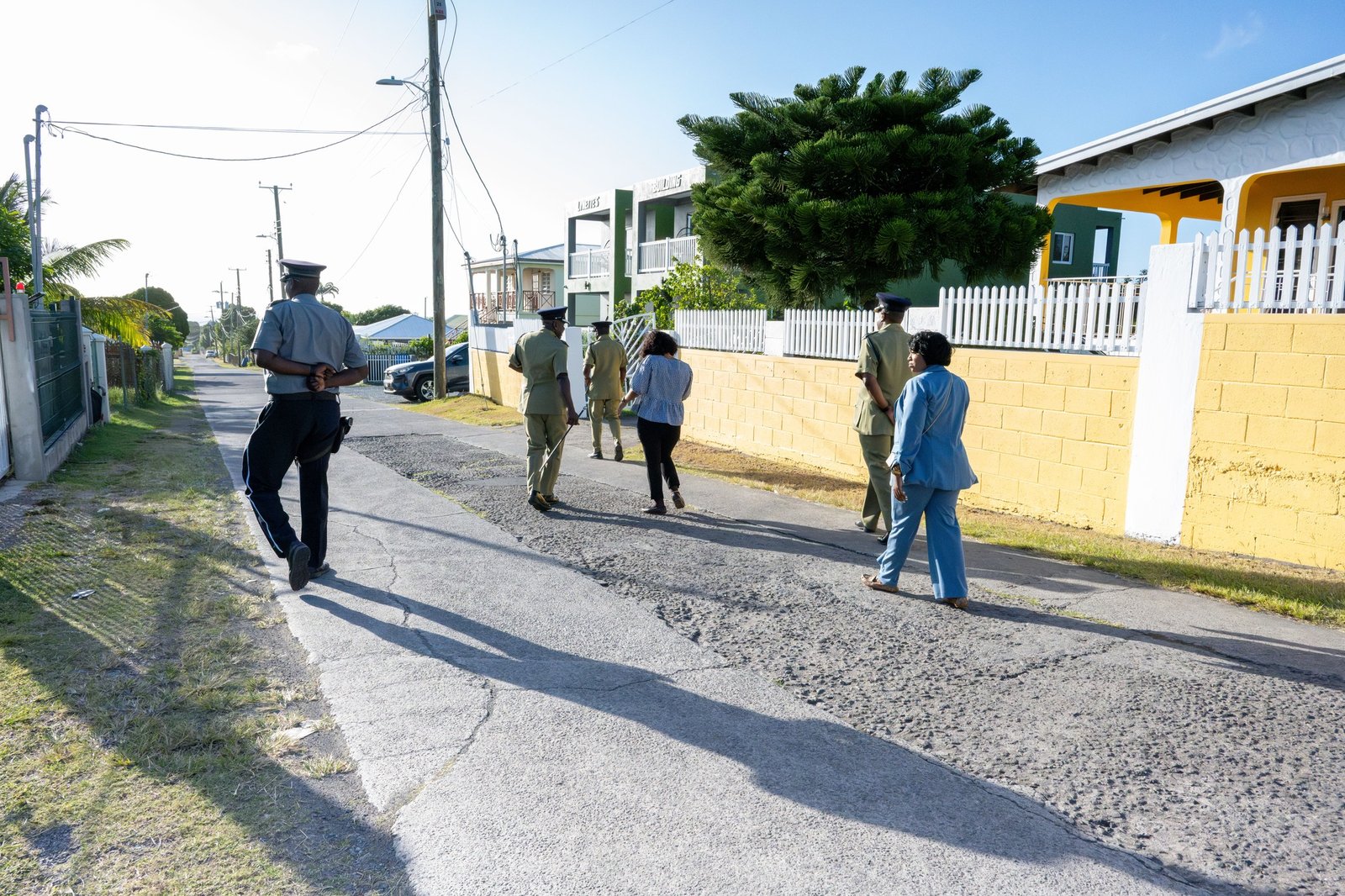 You are currently viewing Police High Command participates in community walkthrough on Nevis