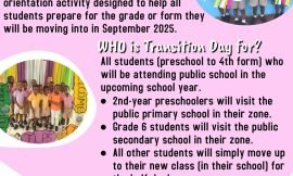 Dept. of Education Welcomes Transition Day to be held Friday on Nevis