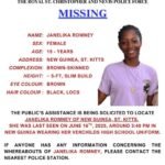 Police Force seeks Public’s assisitance in finding missing girl
