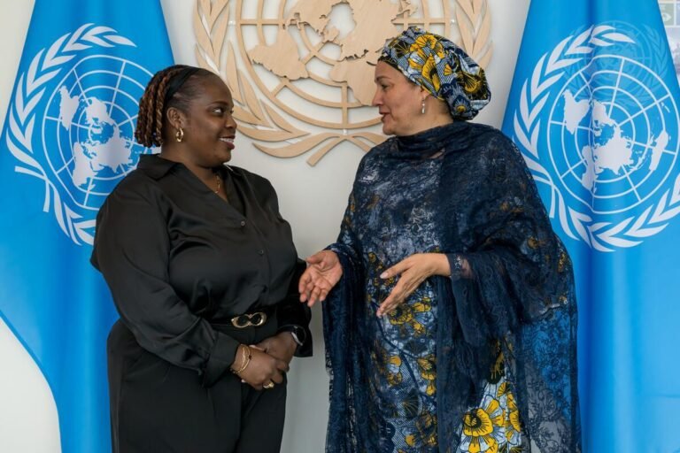 Read more about the article Minister Clarke engages with UN Deputy Secretary General on SDG Progress