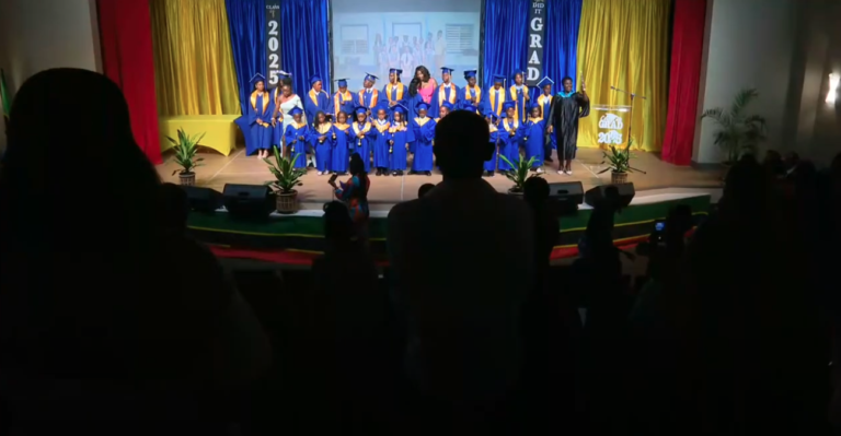 Read more about the article 12 Grade 6 students and 13 Preschool students depart from the Maude Cross Preparatory School