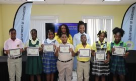 Seven primary school students receive Naomi Daniel-Browne Scholarship