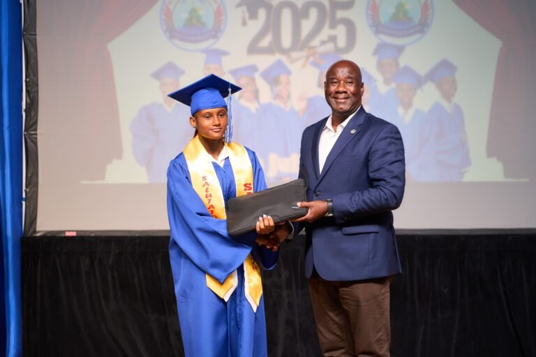 Read more about the article St. James Primary graduating class receives free Laptop during graduation ceremony
