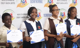 Four students – First ever recipients of the George Sydney Newton Scholarship Award