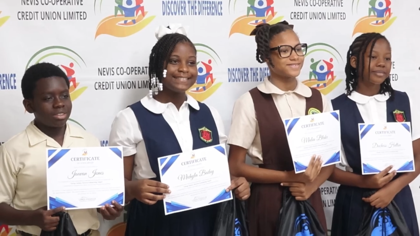 You are currently viewing Four students – First ever recipients of the George Sydney Newton Scholarship Award