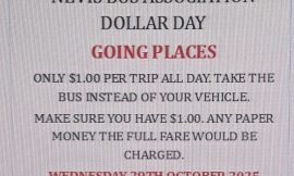 Nevis Bus Association to Host “Dollar Day” Initiative on October 29th