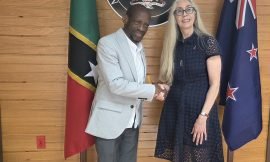 New Zealand High Commissioner Pays Courtesy Call on Foreign Affairs Minister Dr. Denzil Douglas
