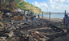 Fire destroys two popular beach bars on Frigate Bay strip