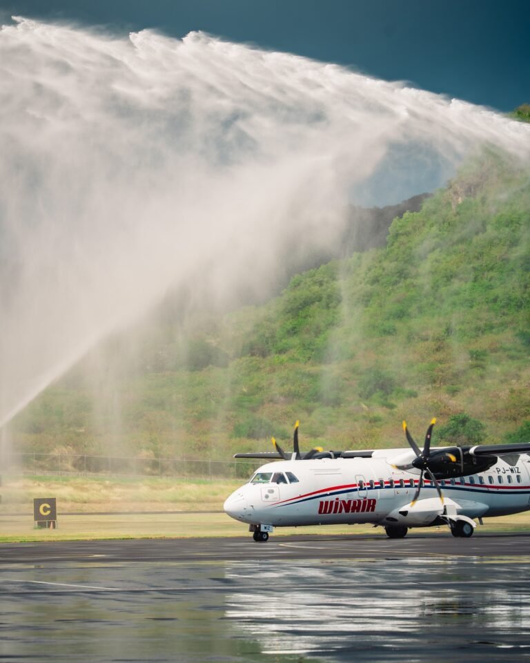 Read more about the article St. Kitts Marks Arrival of WinAir’s First Direct Flight from Barbados