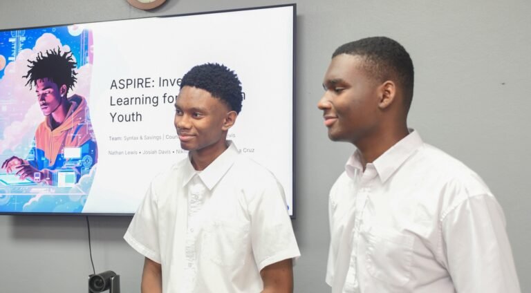 Read more about the article CFBC Students Present Gold-Winning STEM Project to Cabinet