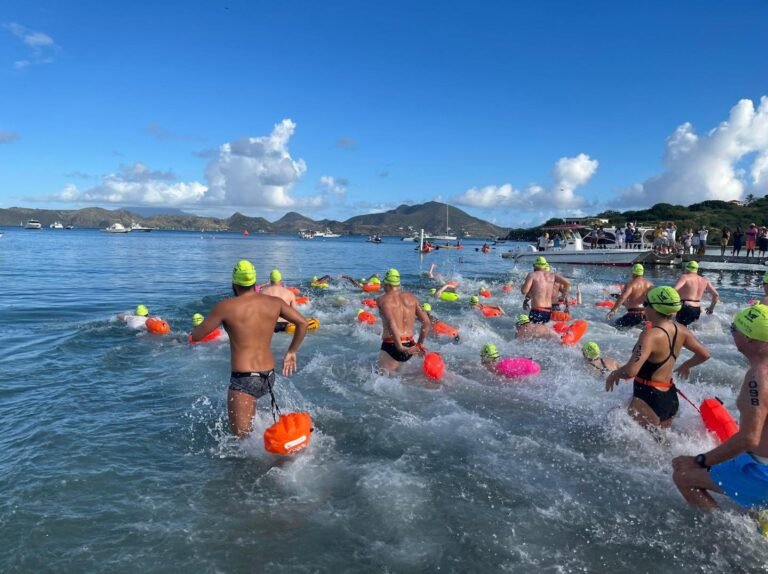 Read more about the article Nevis to St. Kitts cross channel swim held over the weekend