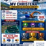 Swim Right Swim Club to host 1st ever MV Christena Commemorative Open Water Swim Meet