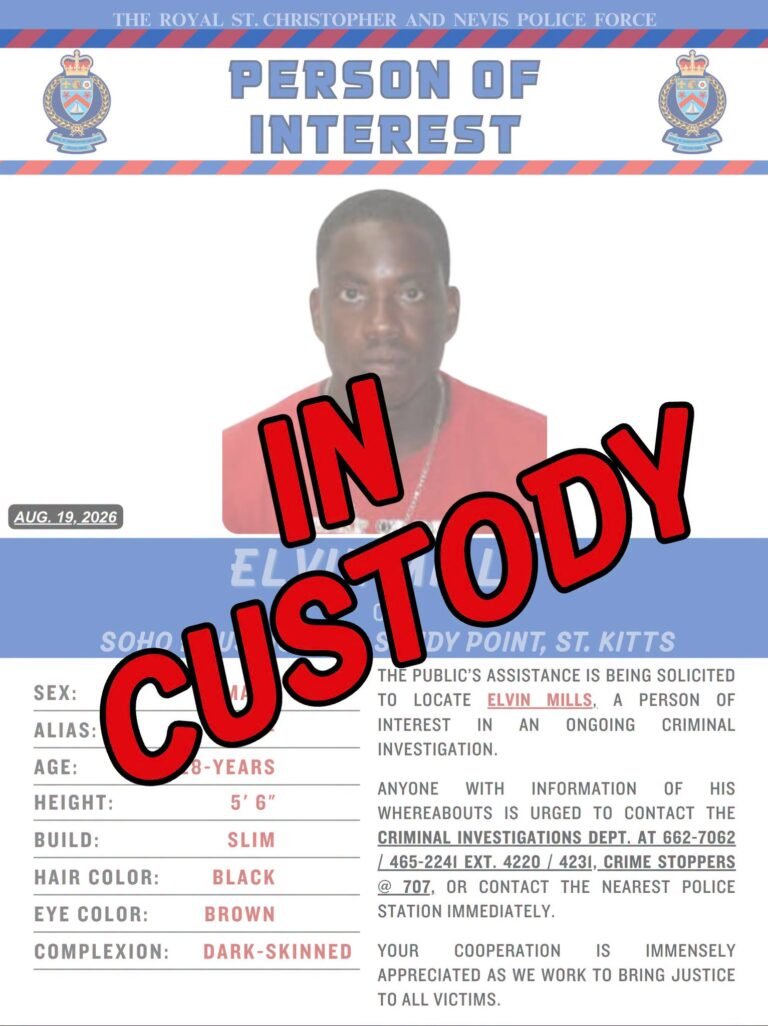 Read more about the article Person of Interest, Elvin Mills turns himself into police custody
