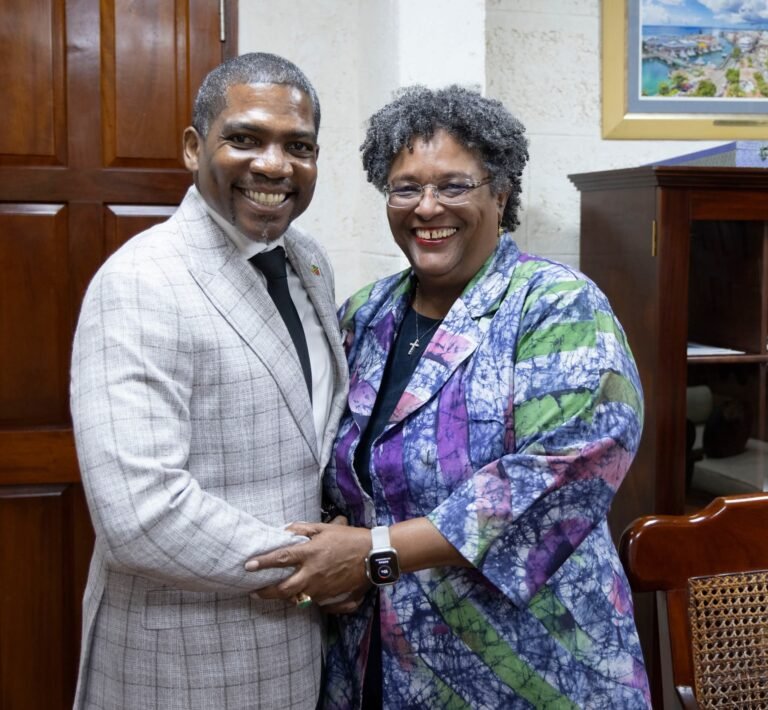 Read more about the article Mia Mottley and OECS Director General send verbal support and prayers to SKN’s PM